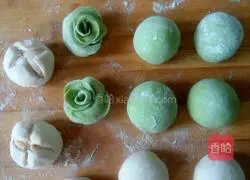 Illustration of how to make vegetable steamed buns 6