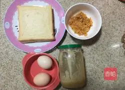 Illustration of how to make a simple family sandwich 1