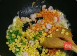 Salted Egg Superman Fancy Fried Rice Recipe Illustration 6