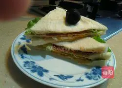 Illustration of how to make a sandwich 8