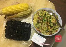 Illustration of how to make fat and fragrant fried rice 8