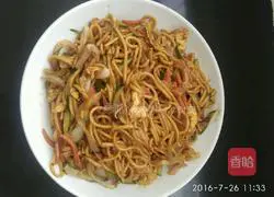 Illustration of how to make fried noodles 4