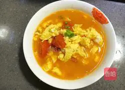 Illustration of how to make tomato and egg noodles 8