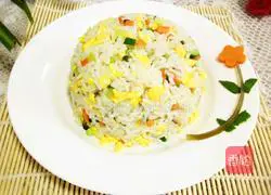 Illustration of how to make colorful fried rice 11