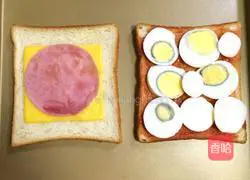 Illustration of making marshmallow sandwich 7