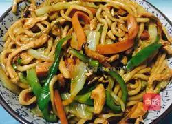 Illustration of how to make fried noodles 11