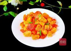 Illustration of how to make fried steamed buns with tomatoes 11