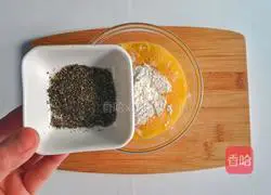 Illustration of how to make spring calcium supplement shrimp skin ham cake 7