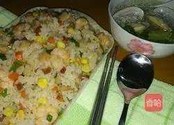 Illustration of how to make fragrant fried rice 7