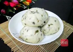 Illustration of how to make purslane steamed buns 9