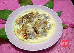 Illustration of how to make steamed meatloaf with eggs 7