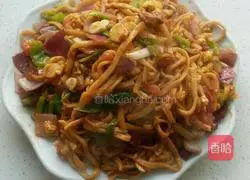 Illustration of how to make fried noodles 6