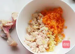 Chicken and Carrot Wonton Recipe Illustration 3