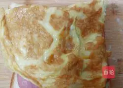 Illustration of how to make ham sandwich 4