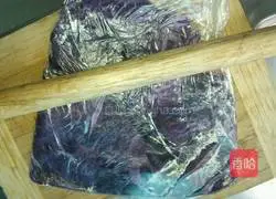 Illustration of how to make purple sweet potato buns 1