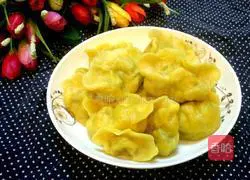 Illustration of how to make golden pumpkin dumplings 13