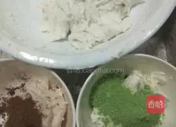 Illustration of how to make Yuhuashi glutinous rice balls 7