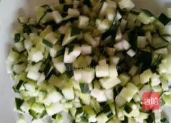 Illustration of how to make egg fried rice 1