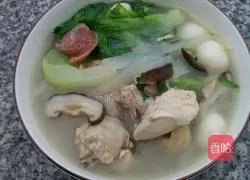 Illustration of how to make sweet and salty glutinous rice balls 9