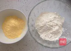 Illustration of how to make two-color flower steamed buns 1