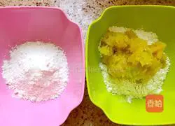 Illustration of how to make two-color steamed buns 1