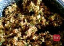 Illustration of how to make pickled cabbage dumplings 4