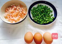 Illustration of how to make shrimp fried rice 1