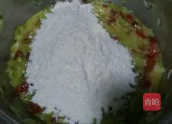 Illustration of making sausage and egg breakfast cake 6