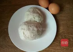 Illustration of how to make fried egg steamed buns 1