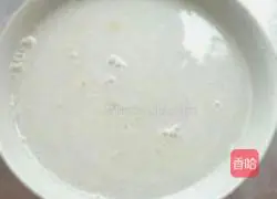 Illustration of how to make hollow sesame cake 1