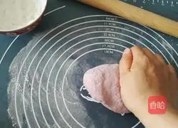 Illustration of how to make purple sweet potato and rose steamed buns 5