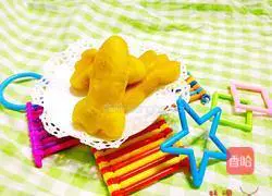 Illustration of how to make rocket sweet potato cake 11