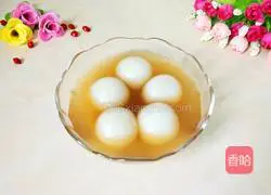 Illustration of making glutinous rice balls 11