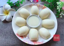 Illustration of how to make cream steamed buns 11