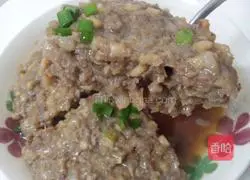 Illustration of how to make steamed squid meatloaf 12