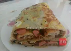 Illustration of how to make pancakes and fruits 13