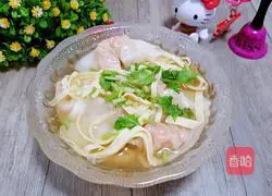 Illustration of how to make large wontons 9