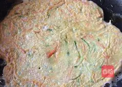 Cucumber carrot egg pancake recipe 5