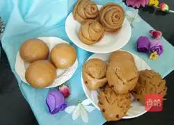 Illustration of how to make brown sugar steamed buns 14