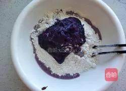 Illustration of how to make purple sweet potato buns 4