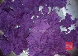 Illustration of how to make purple sweet potato and rose steamed buns 2