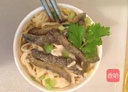 Illustration of how to make loach noodles 8