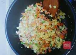 Assorted Shrimp Fried Rice Recipe Illustration 4