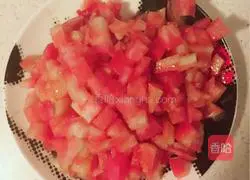 Illustration of how to make tomato egg pancake 2