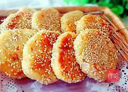  Illustration of how to make sesame potato pancakes 12