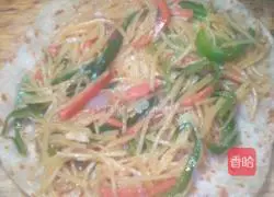 Illustration of how to make glutinous rice rolls 12