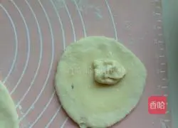 Illustration of how to make open-faced sesame cakes 4