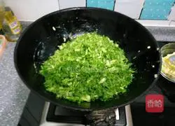 Egg-fennel vegetarian buns Practice illustration 4