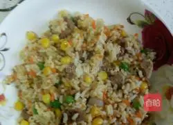 Salted Egg Superman Fancy Fried Rice Recipe Illustration 7