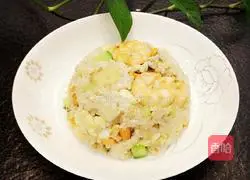Illustration of how to make shrimp fried rice 8